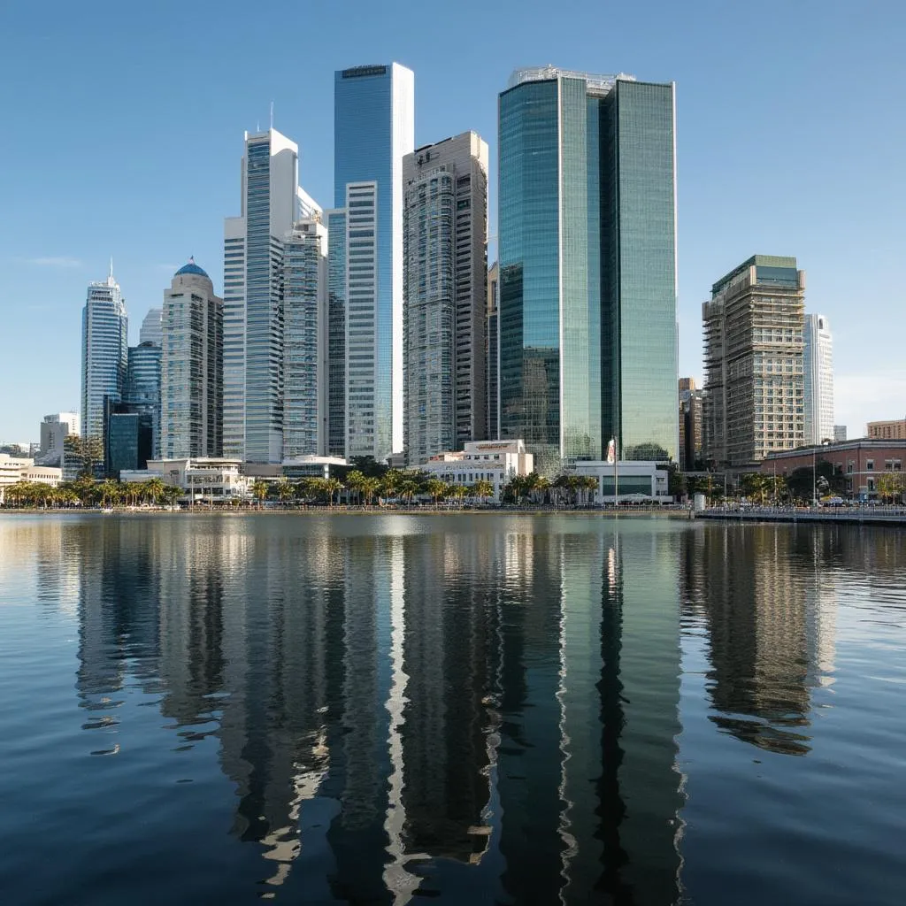 Distrito de negocios en Puerto Madero